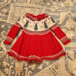 Knit Christmas dress